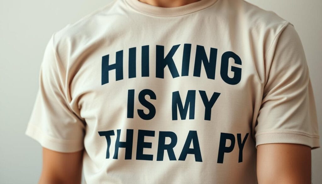 hiking is my therapy tshirt